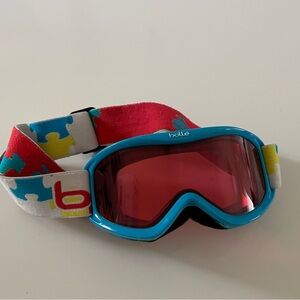 Kids Bollé Ski Goggles with Colorful Strap